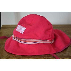 Pickapooh Fireman Hat Fuchsia Stripe UV 80