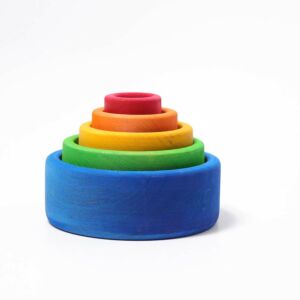 Grimm's Stacking Bowls Blue