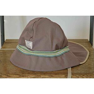 Pickapooh Fireman Hat Khaki Stripe UV 80