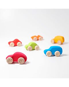 Grimm's 6 Wooden Cars