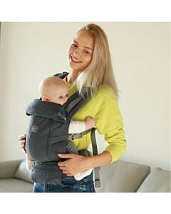 Love & Carry AIR X Mochila portabebés ergonómica para bebé ajustable y transpirable azul Forest 