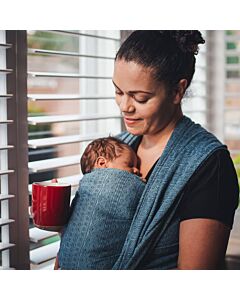 DIDYMOS Woven Wrap Baby Carrier Facette Oxid Size 4 Organic Cotton 
