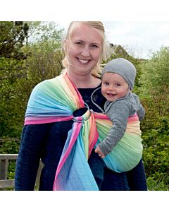 Didymos Didysling Lisca White Rainbow Front