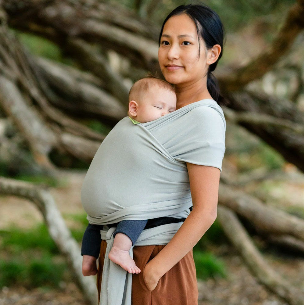 Babywearing feels safe and familiar to your baby and so they will be all the happier for it.