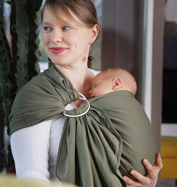 Ring slings are great for newborns