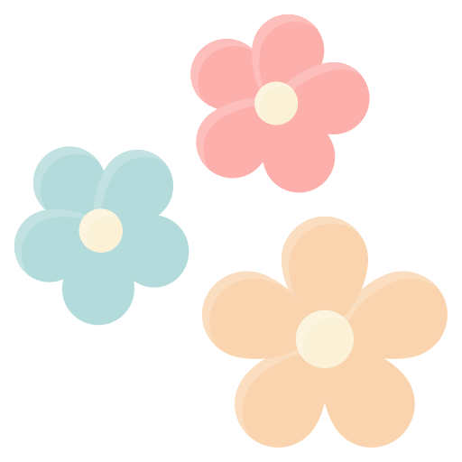 Pastel flowers